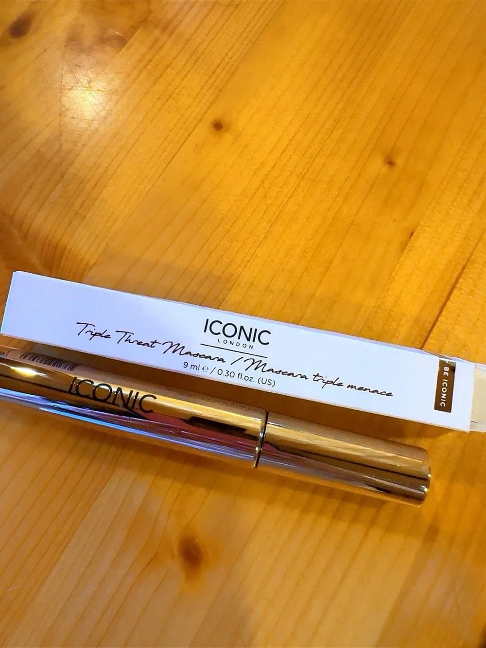 ICONIC London Triple Threat Black Mascara Full Size 9ml New in Box